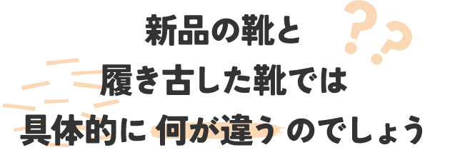 まだ履けるから…お気に入りの靴だから…