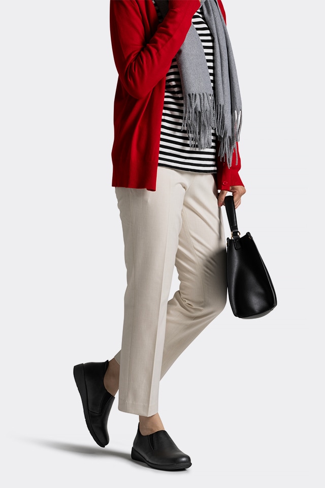 160膝楽スリッポン